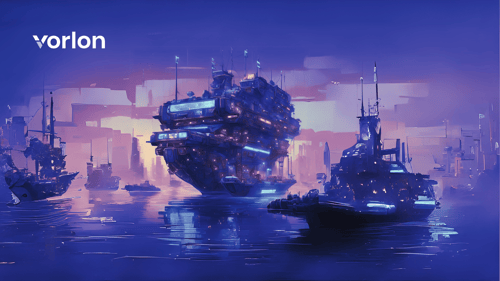 Cyber Punk Merchant Ship