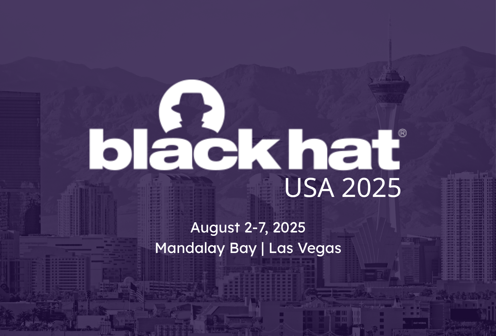 Las Vegas cityscape at sunset, location of Black Hat USA 2025